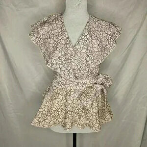 Tristan Baby Pink Lace Blouse xs